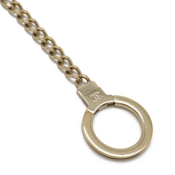 CHANEL Blue Lambskin Leather Logo Wallet - Picture 7 of 8